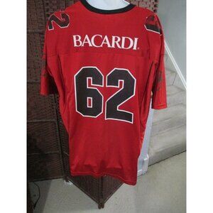 Men's Bacardi Rum Football Jersey Red Size XL Shirt